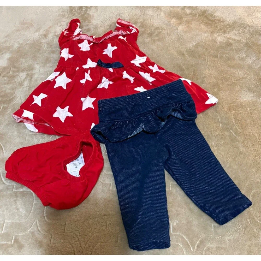 Newborn girl clothes bundle + extra